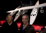 Ричард Брэнсон (Richard Branson) и авиаконструктор Burt Rutan (Берт Рутан)